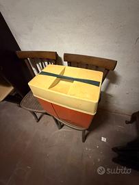Frigo portatile da spiaggia vintage anni 70