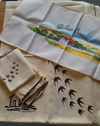 Set tavola vintage Mulino Bianco 1975 e runner