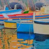 quadro olio su tela dipinto a mano 50x60 cm