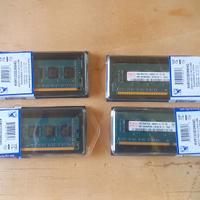 4 banchi ram da 8gb (4x2gb) ddr3 pc3