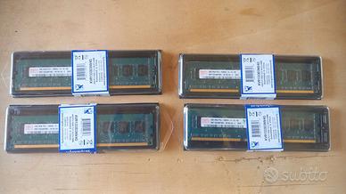 4 banchi ram da 8gb (4x2gb) ddr3 pc3