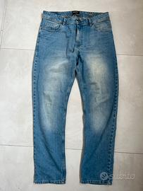 Jeans uomo denim chiaro casual taglia 44
