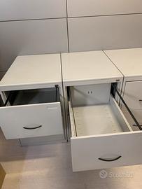 Classificatore a 2 cassetti in metallo