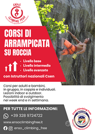 Corsi arrampicata per tutti
