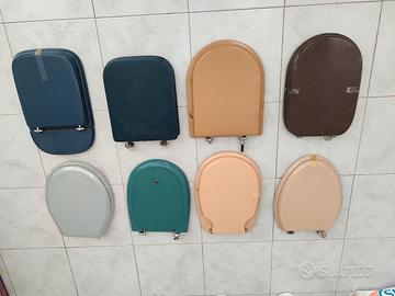 copriwater sedile wc colorati vintage 