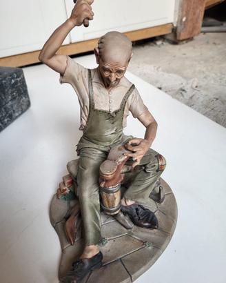 Statuina artigiano calzolaio vintage stile