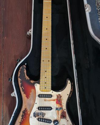 chitarra elettrica stratocaster relic 