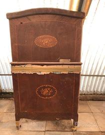 Testate letto  Antiquariato