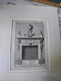 Lotto di due incisioni del Vignola del 1738