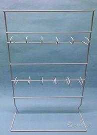 3 Espositori portachiavi ciondoli banco mercatini