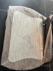 Specchio da Bagno con Mensola Marrone