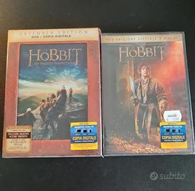 2x Lo Hobbit DVD - Extended edition- sigillati