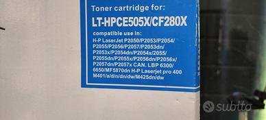 cartuccia toner nuova LT-HPCE505X/CF280X