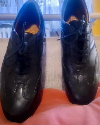 Scarpe uomo eleganti Flexa in pelle nera