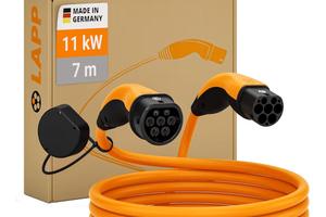Cavo ricarica auto elettrica LAPP 11kW 7m