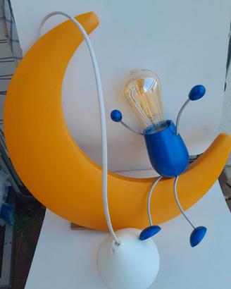 Lampadario Omino sulla Luna