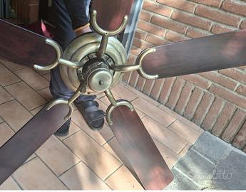 Ventilatore da soffitto vintage funzionante