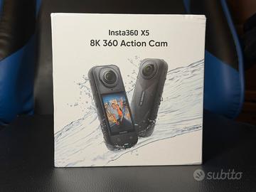Insta360 X5 8k 360 camera NUOVA sigillata