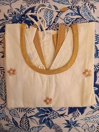 Vestito in puro cotone della tradizione indiana