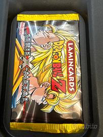 Bustina lamincard dragon ball z serie x metal