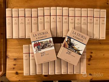 La Storia 28 Volumi+2 Biagi Fumetti La Repubblica