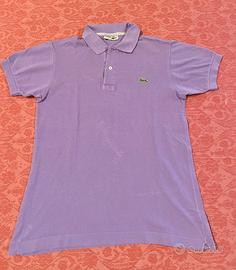 Polo Lacoste Uomo Manica Corta Lilla S