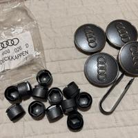 Copribulloni +pinzetta estrattiva+loghi cerchione