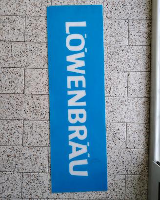 Insegna pubblicitaria LOWENBRAU
