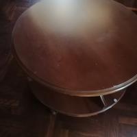 Tavolino rotondo girevole