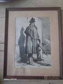 Vecchia stampa carabiniere 