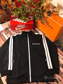 FELPA UNISEX PALM REP NERA TAGLIA M OVERSIZE