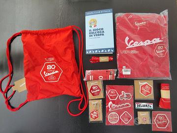 Kit Vespa World Days Roma 2026 80 Anni + T-Shirt L