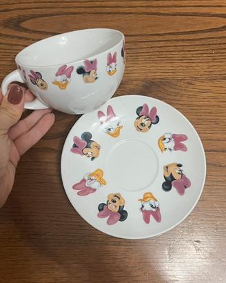 tazza minni in ceramica con piatto perfetta