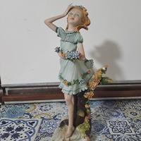 Statua ceramica di capodimonte: la primavera