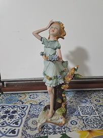 Statua ceramica di capodimonte: la primavera