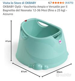 Vaschetta bagnetto Okbaby oplà - come nuova 