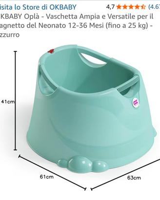 Vaschetta bagnetto Okbaby oplà - come nuova 