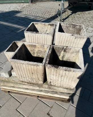 Vasi in cemento