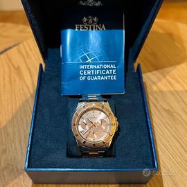 Orologio Festina bicolor argento/oro F16692/2