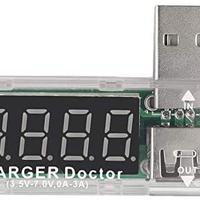 USB Charger Doctor con voltmetro e amperometro