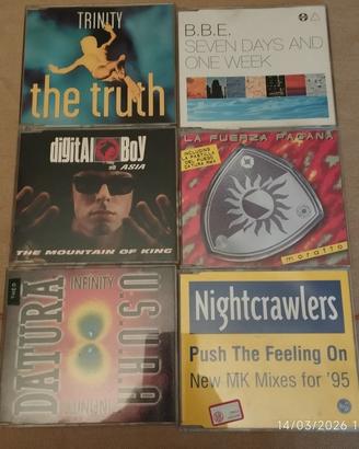 6 CD singoli disco anni 90 