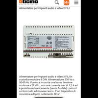 Video citofono bticino