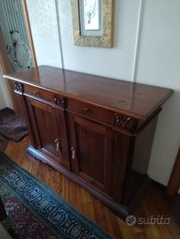 credenza in noce massello
