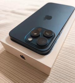 Iphone 15 pro max 256 blu titanium