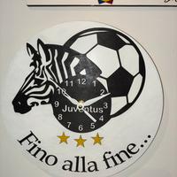 Orologio da muro juventus in legno