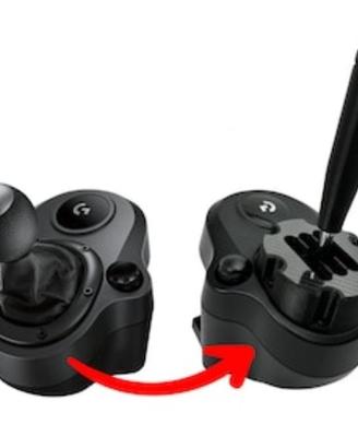 LOGITECH G29+PEDALIERA A 3+CAMBIO AD H MODIFICATO