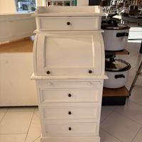 Scrittoio in legno bianco