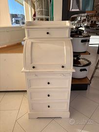 Scrittoio in legno bianco