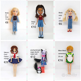 Barbie mini Bratz bambola originale lotto vintage