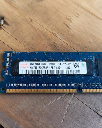 Hynix 4GB DDR3-1600 PC3L-12800R ECC REG 1Rx4